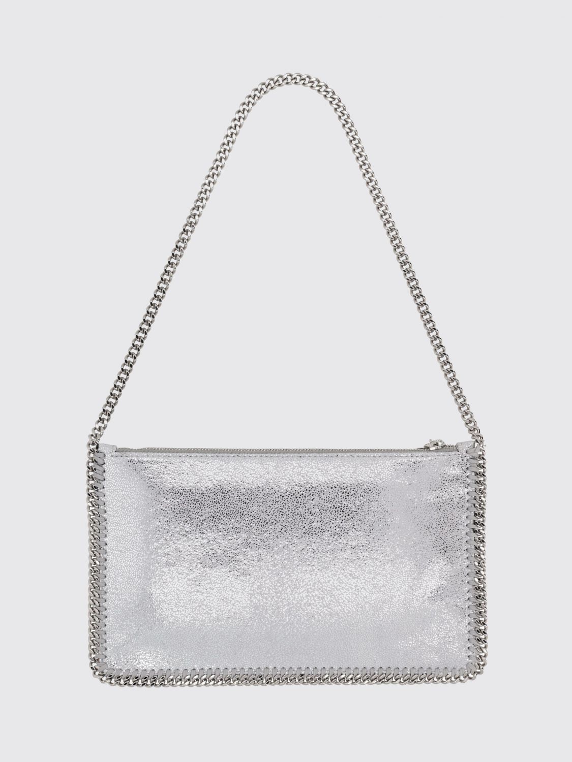 STELLA MCCARTNEY BORSA A TRACOLLA: Borsa a tracolla donna Stella McCartney, Argento - Img 2