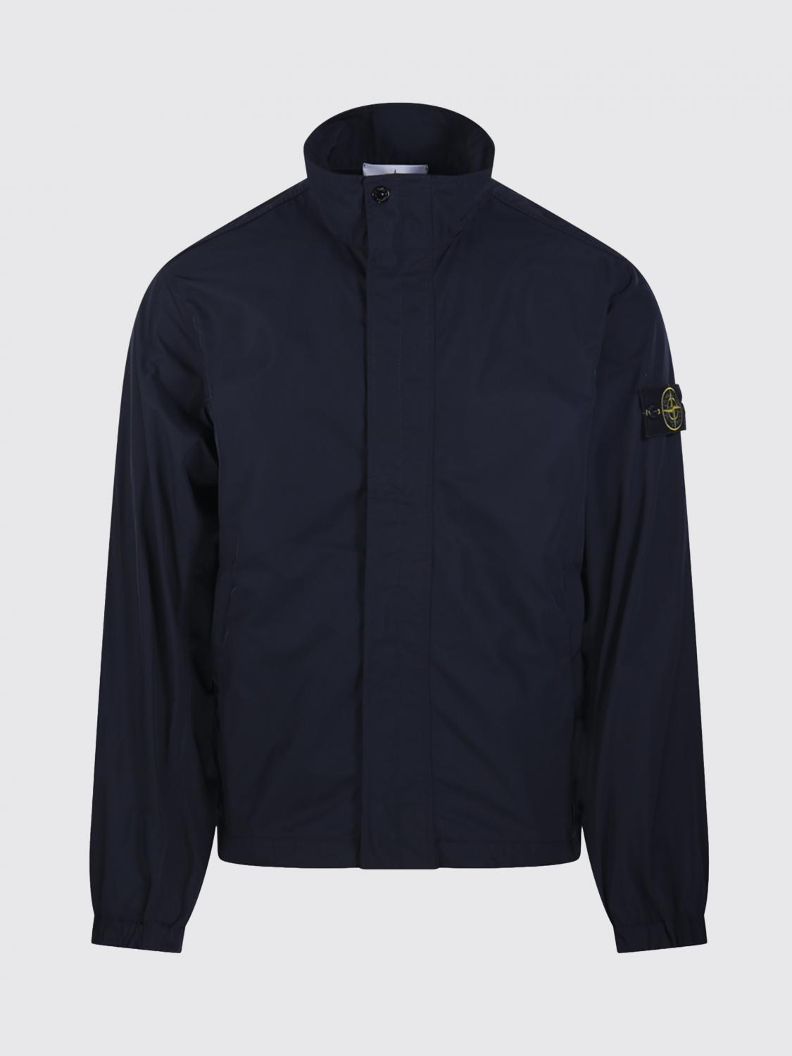 STONE ISLAND 재킷: Stone Island 안티드롭 폴리에스터 윈드브레이커, 블루 - Img 2
