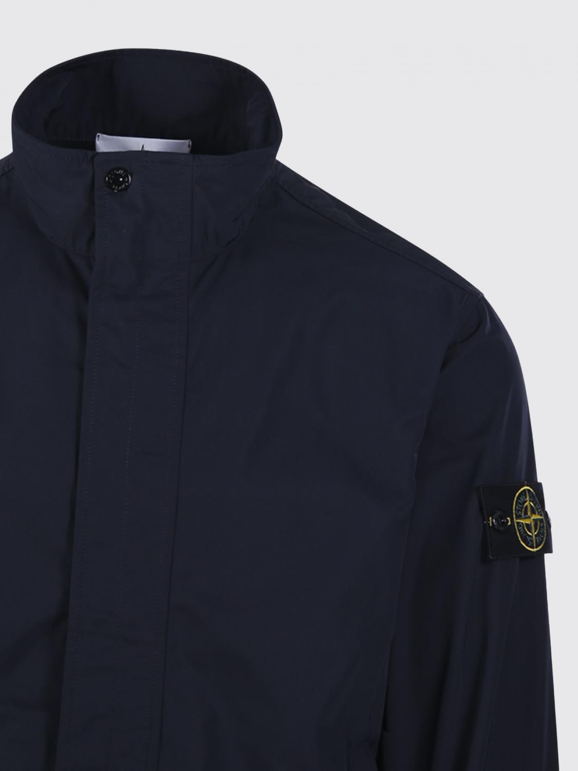 STONE ISLAND 재킷: Stone Island 안티드롭 폴리에스터 윈드브레이커, 블루 - Img 4