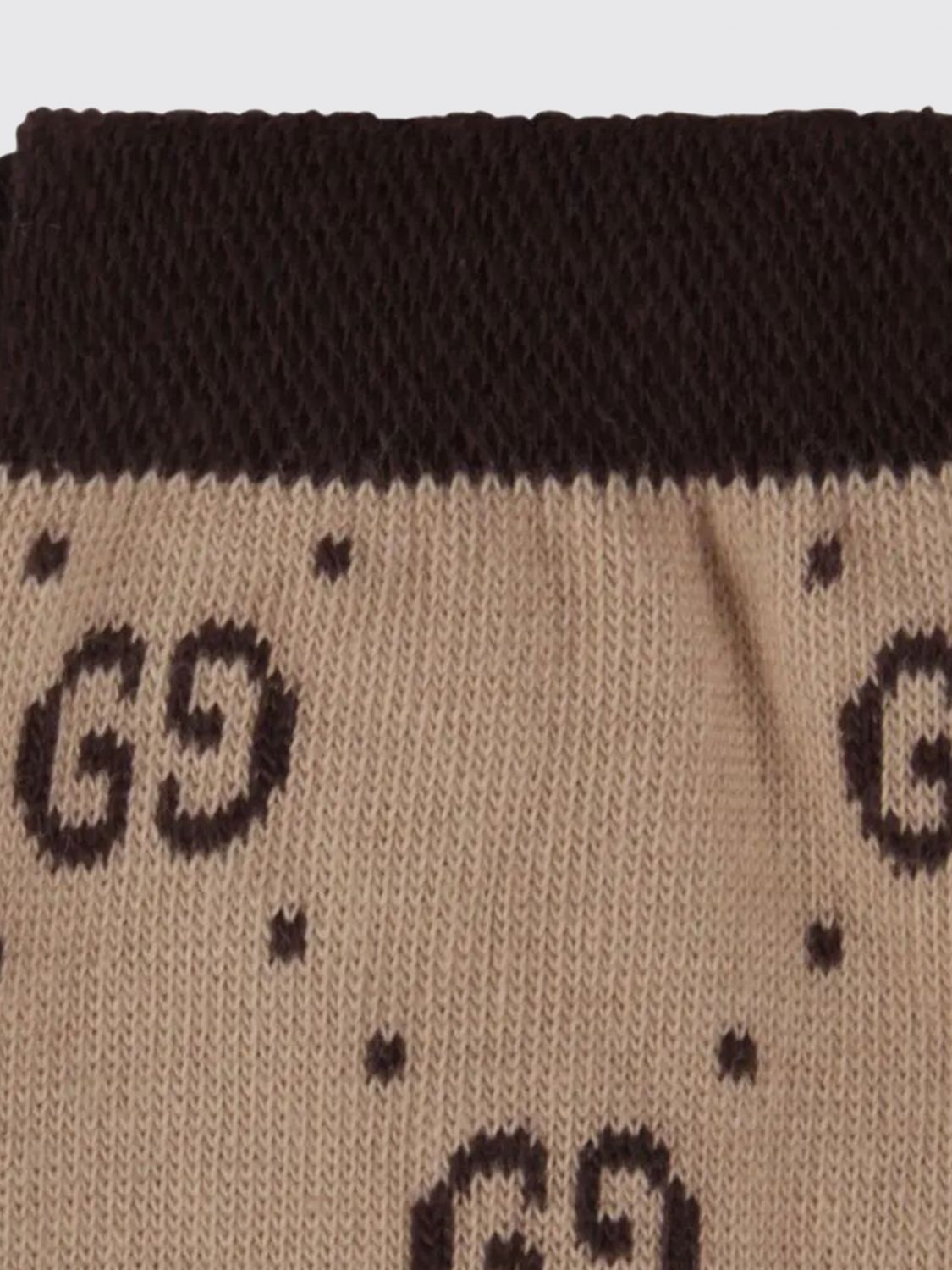 GUCCI SOCKS: Socks kids Gucci, Beige - Img 2