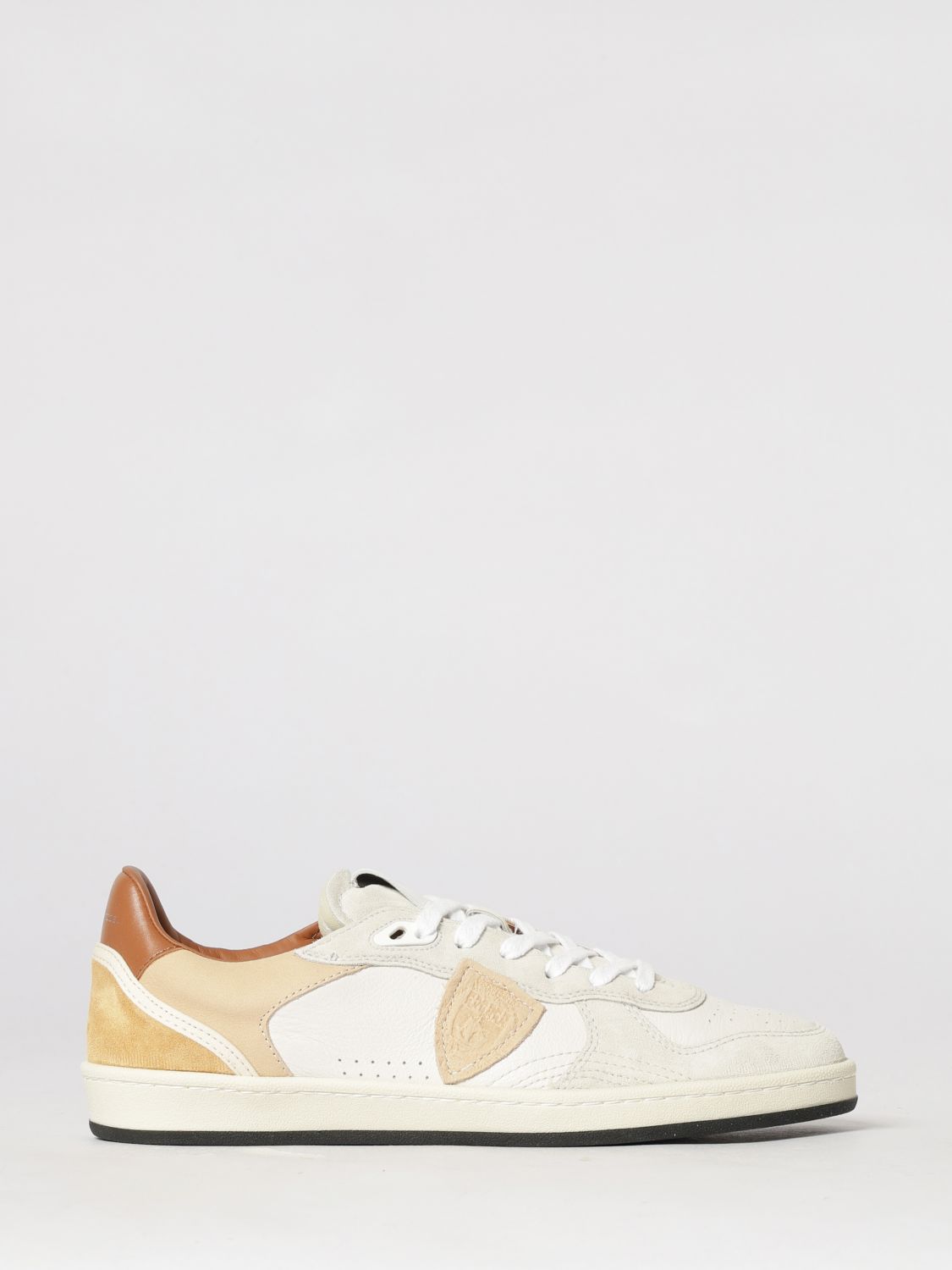 PHILIPPE MODEL SNEAKERS: Pgal Ledersneakers Philippe Model, Beige - Img 1