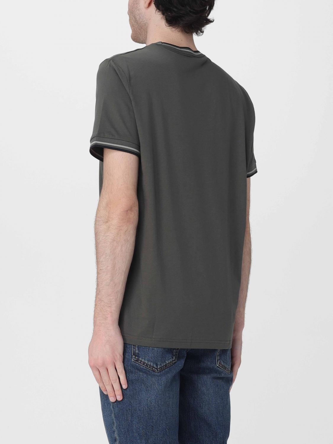 FRED PERRY CAMISETA: Camiseta de algodón Fred Perry con mini logo bordado, Verde - Img 2