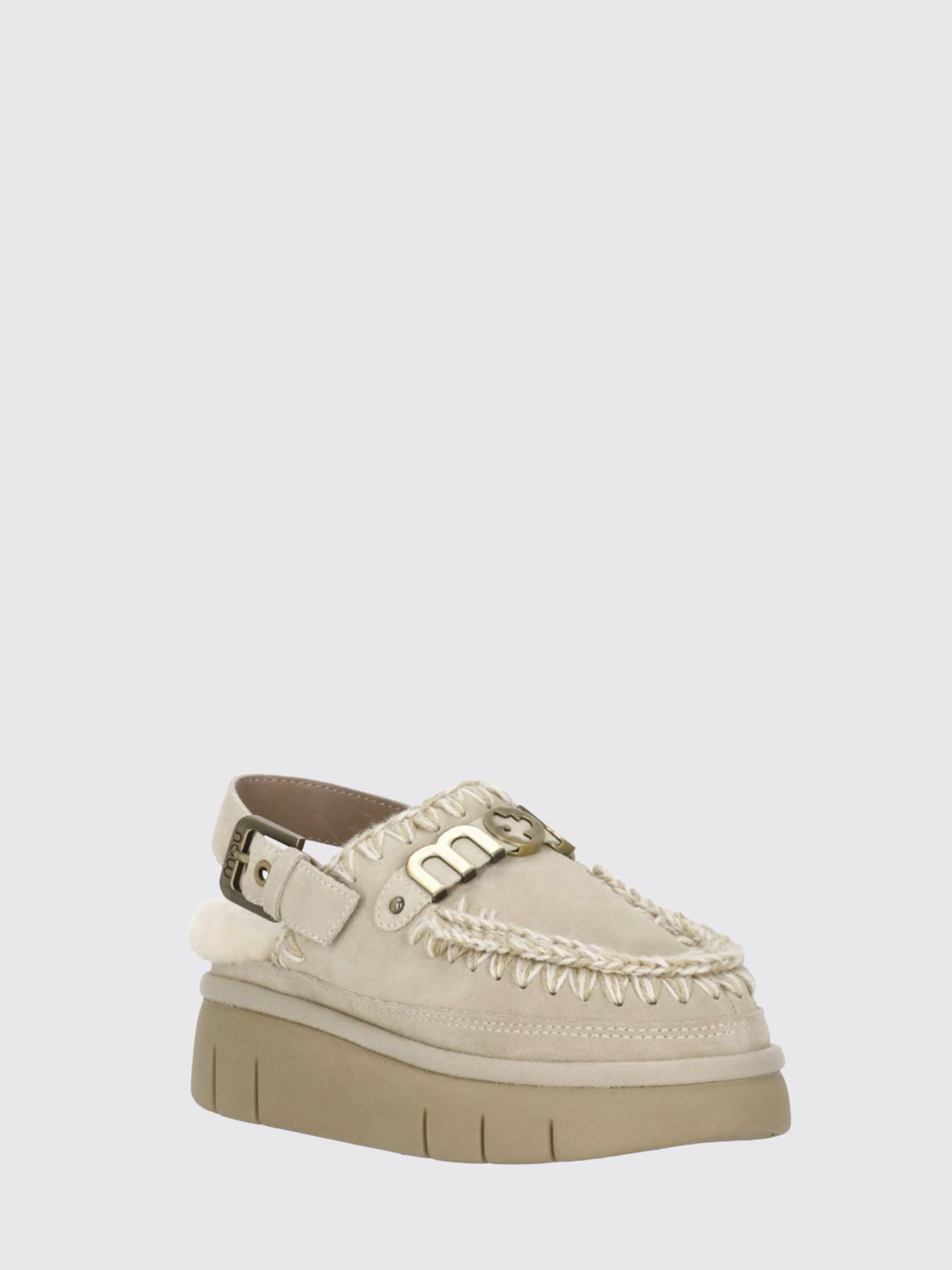 MOU SANDALEN MIT ABSATZ: Sandalen mit absatz damen Mou, Beige - Img 2