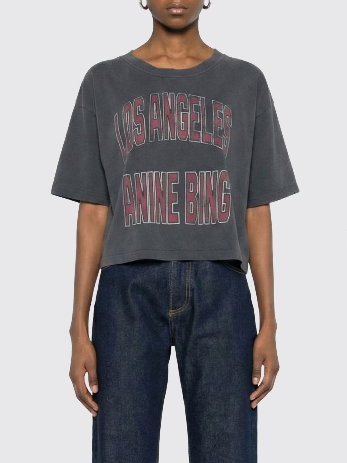 ANINE BING CAMISETA: Camiseta mujer Anine Bing, Negro - Img 1