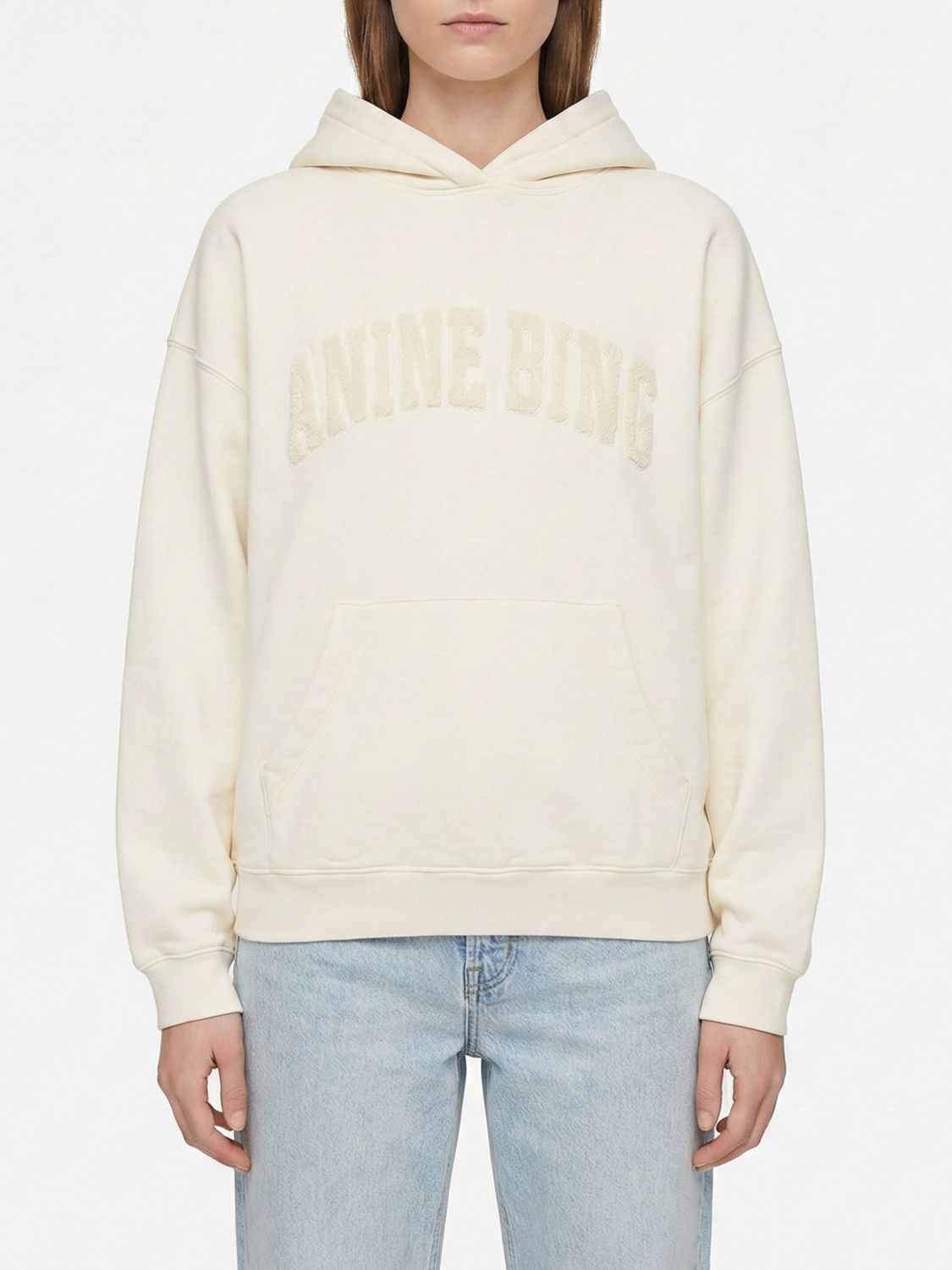 ANINE BING SUDADERA: Sudadera mujer Anine Bing, Crema - Img 1