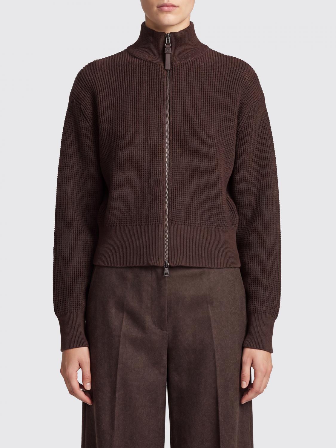 BRUNELLO CUCINELLI JERSEY: Jersey mujer Brunello Cucinelli, Marrón - Img 1