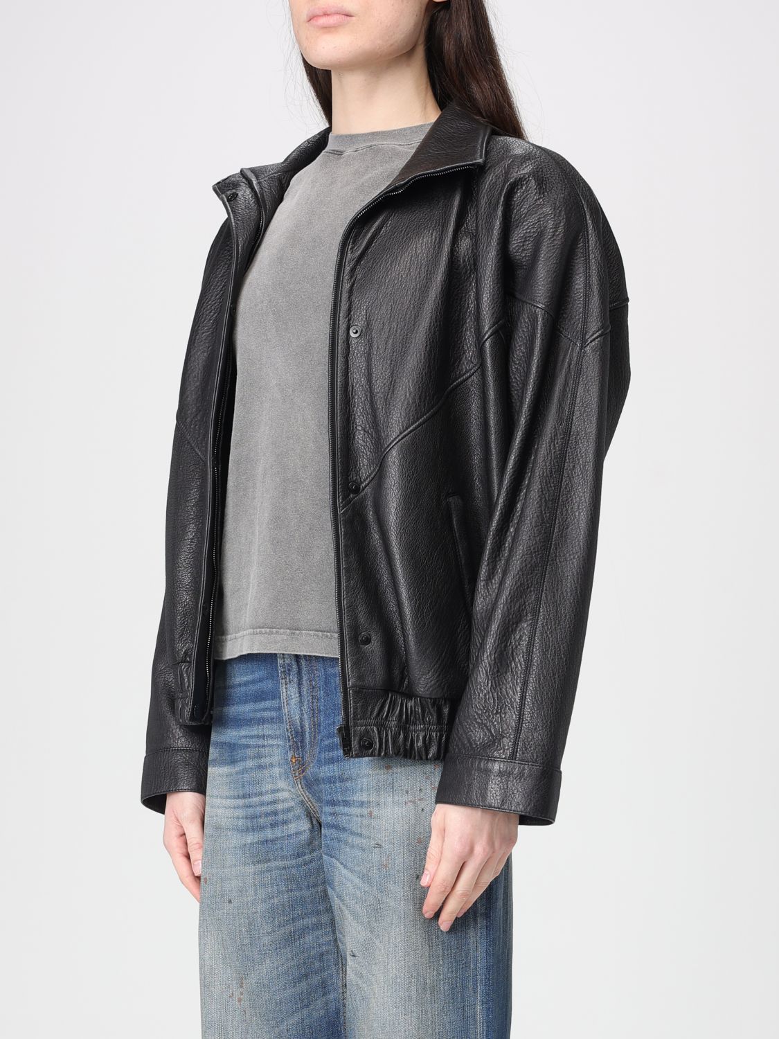 ACNE STUDIOS ABRIGO: Abrigo mujer Acne Studios, Negro - Img 4