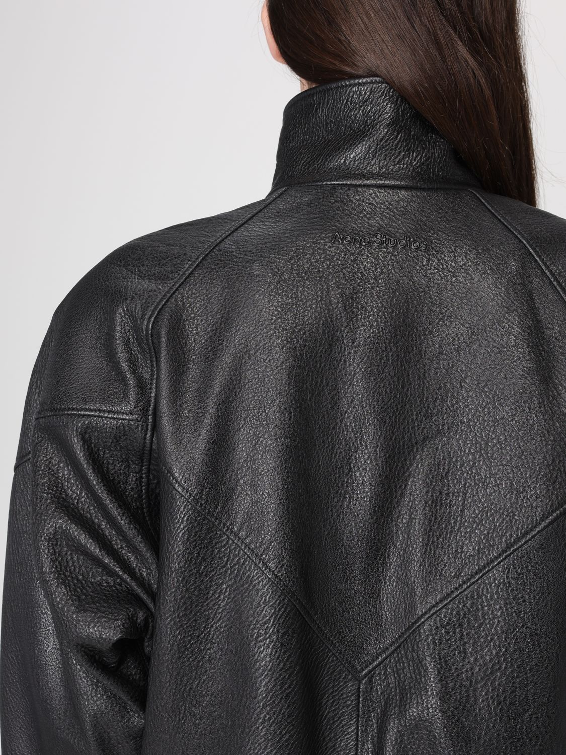 ACNE STUDIOS ABRIGO: Abrigo mujer Acne Studios, Negro - Img 5