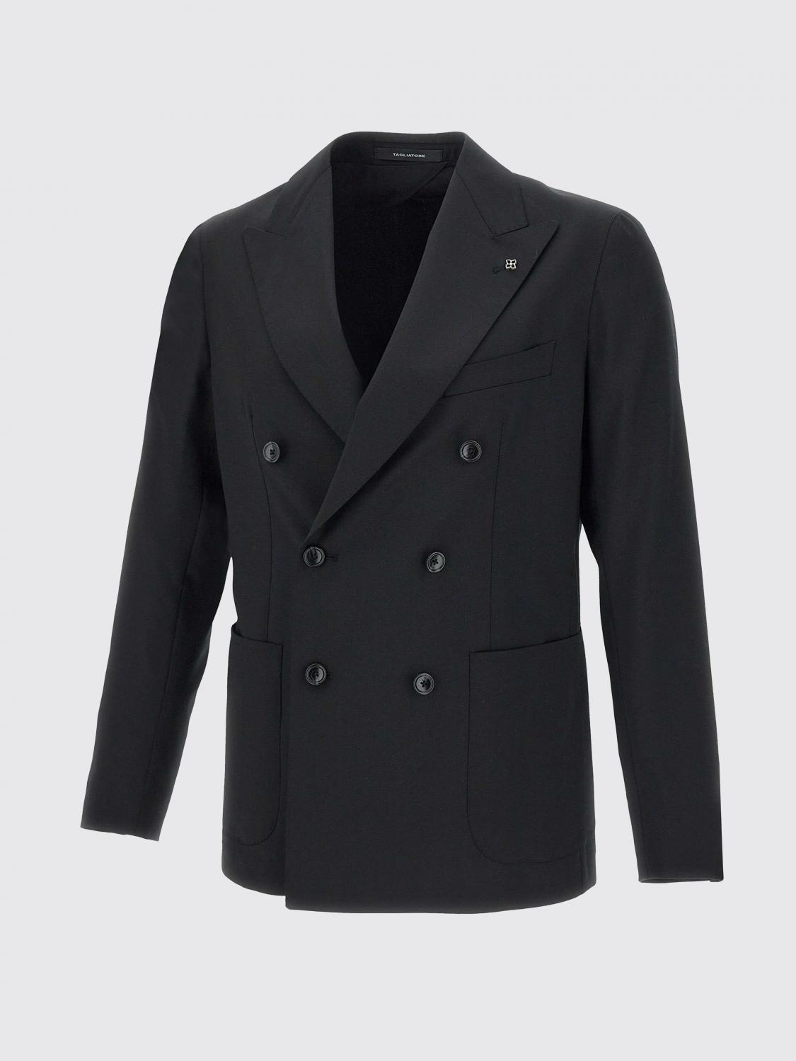TAGLIATORE BLAZER: Blazer men Tagliatore, Black - Img 2