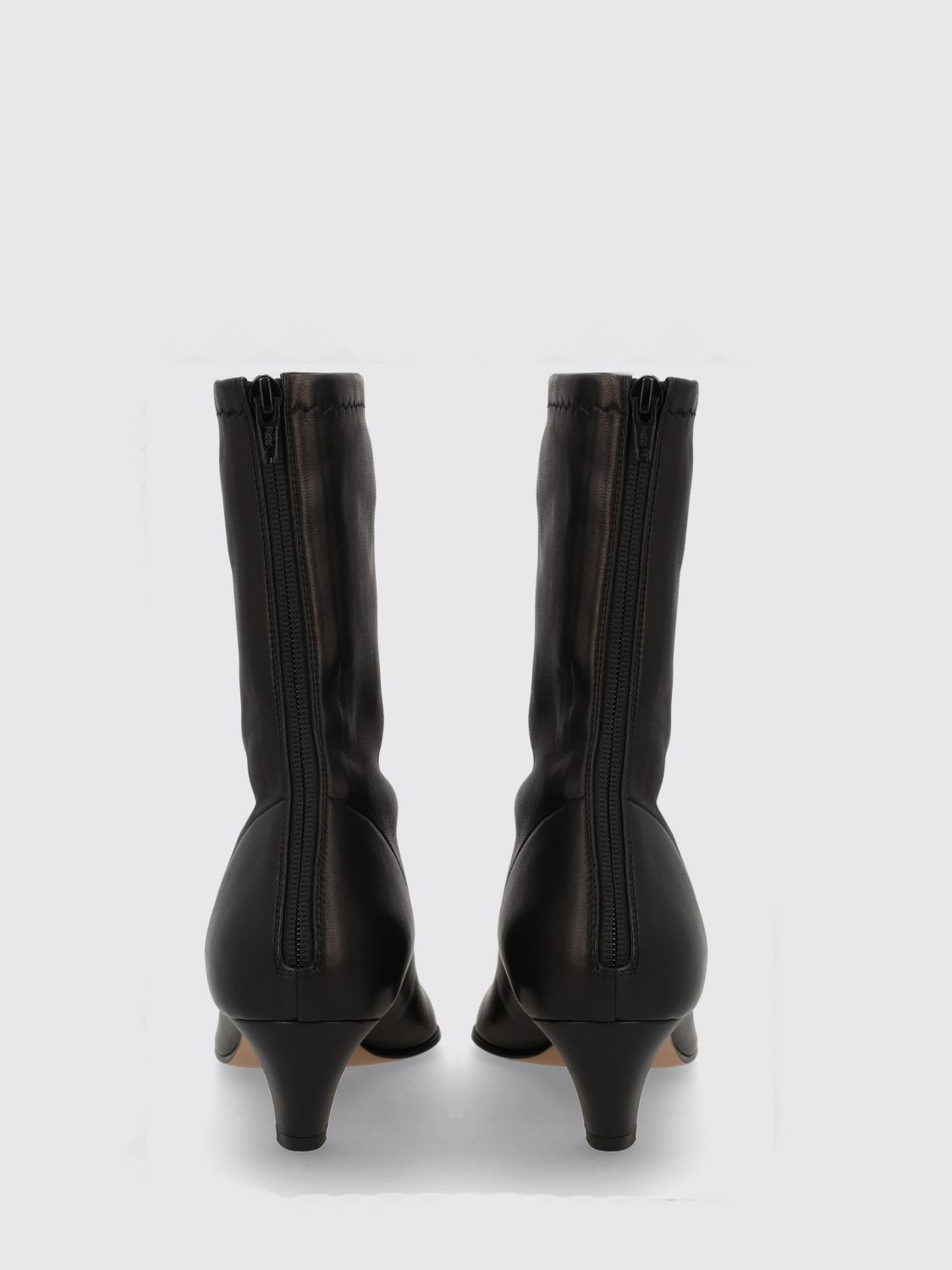 KHAITE BOTAS: Botines Arizona Khaite de napa, Negro - Img 3
