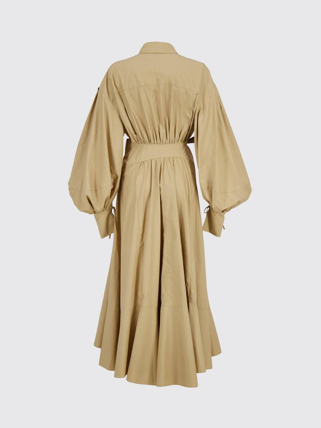 ZIMMERMANN VESTIDO: Vestido camisero Zimmermann de algodón, Oliva - Img 3