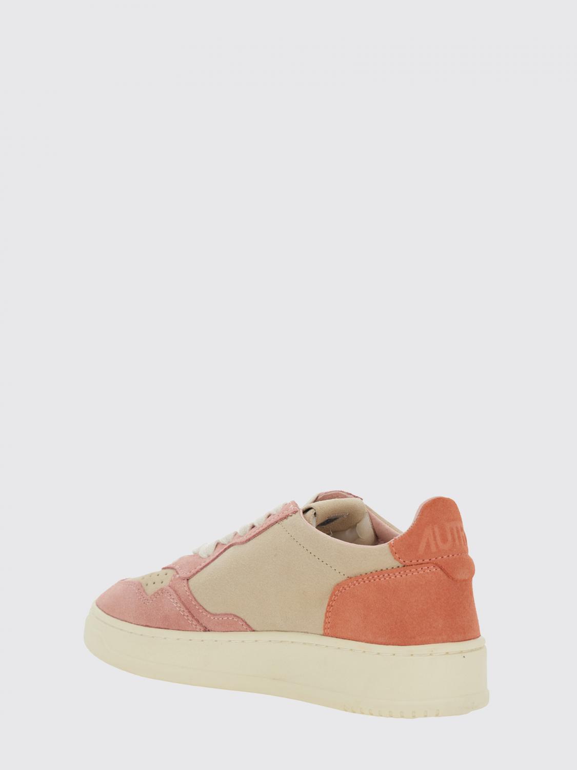 AUTRY SNEAKERS: Sneakers Medalist Low Autry in camoscio , Rosa - Img 3