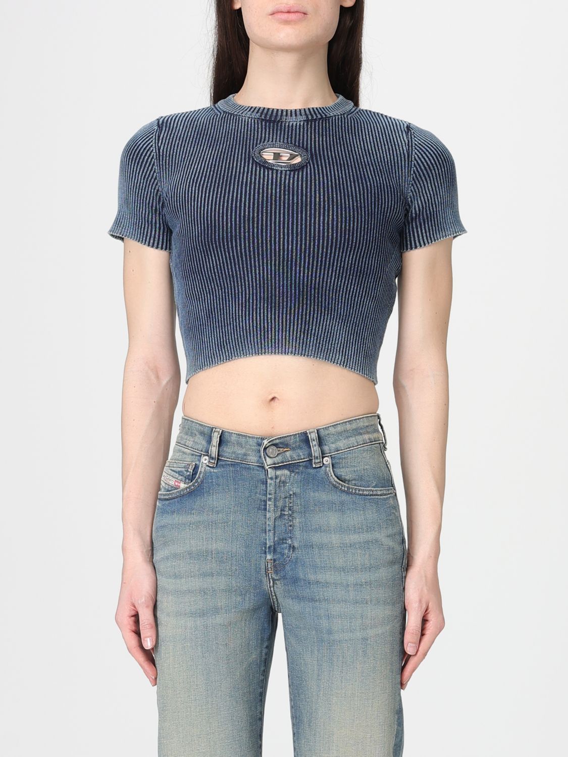 DIESEL TOP: Top damen Diesel, Blau - Img 1