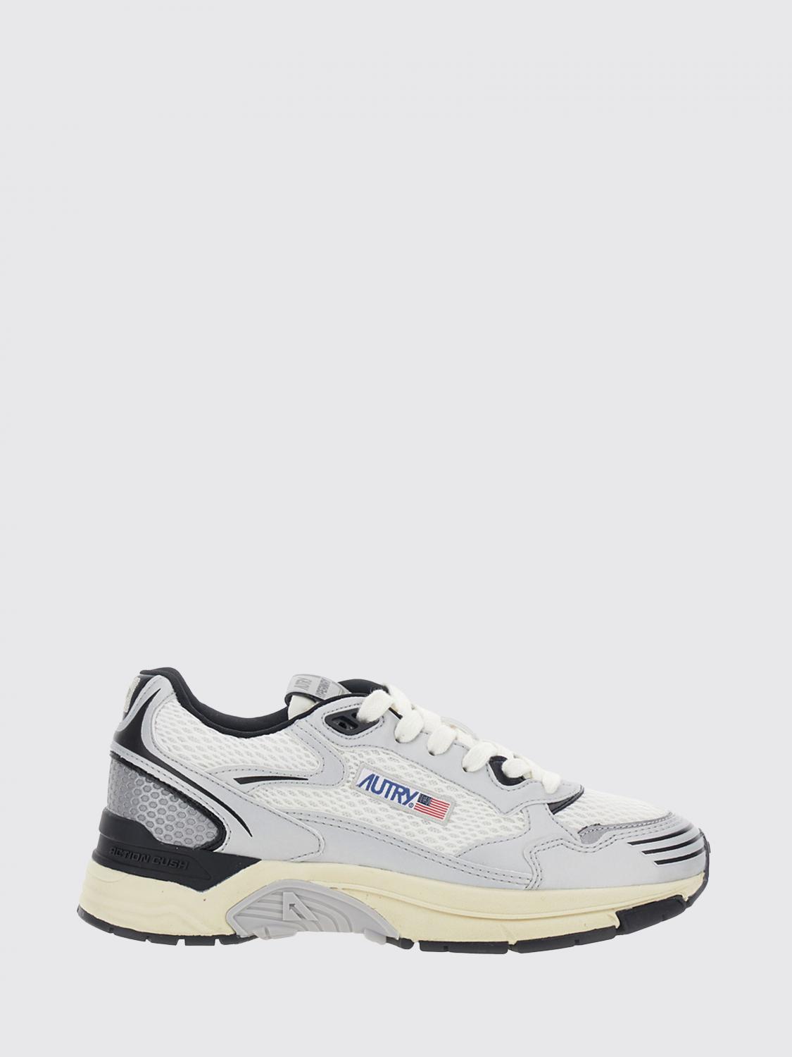 AUTRY SNEAKERS: Hyperway Sneakers aus laminiertem Gummi und Mesh Autry, Weiß - Img 1