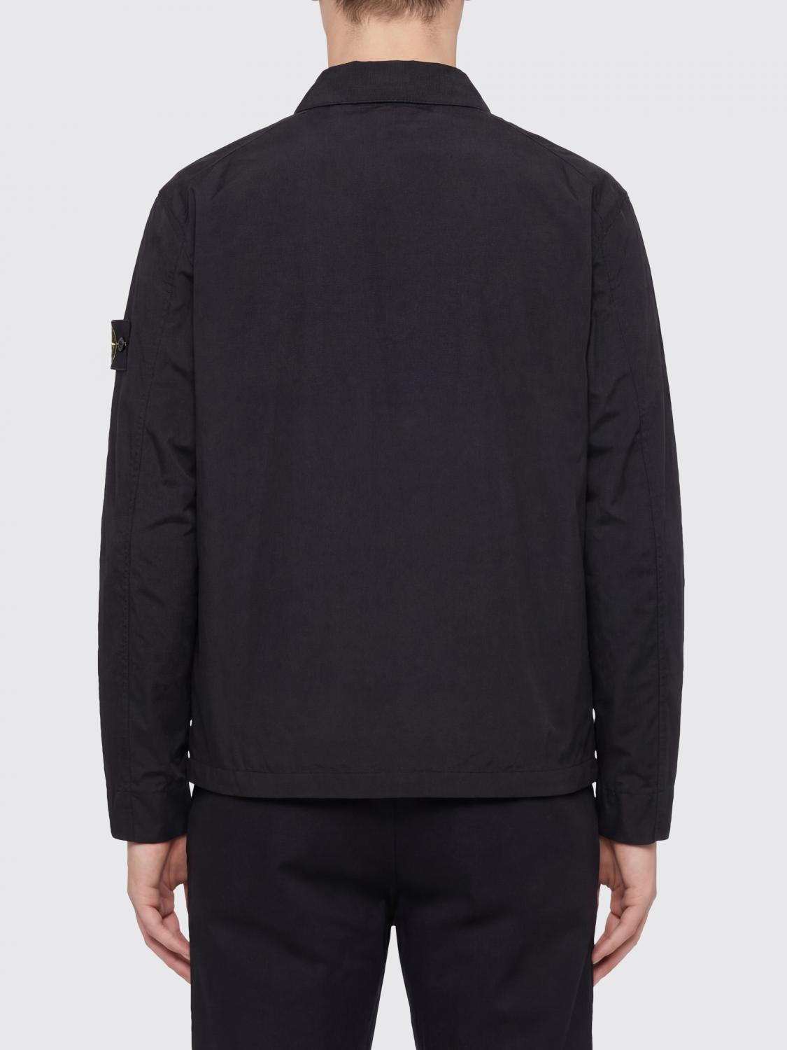 STONE ISLAND JACKET: Stone Island LIGHT COMPACT TOUCH POLY-TC Jacket, Black - Img 2