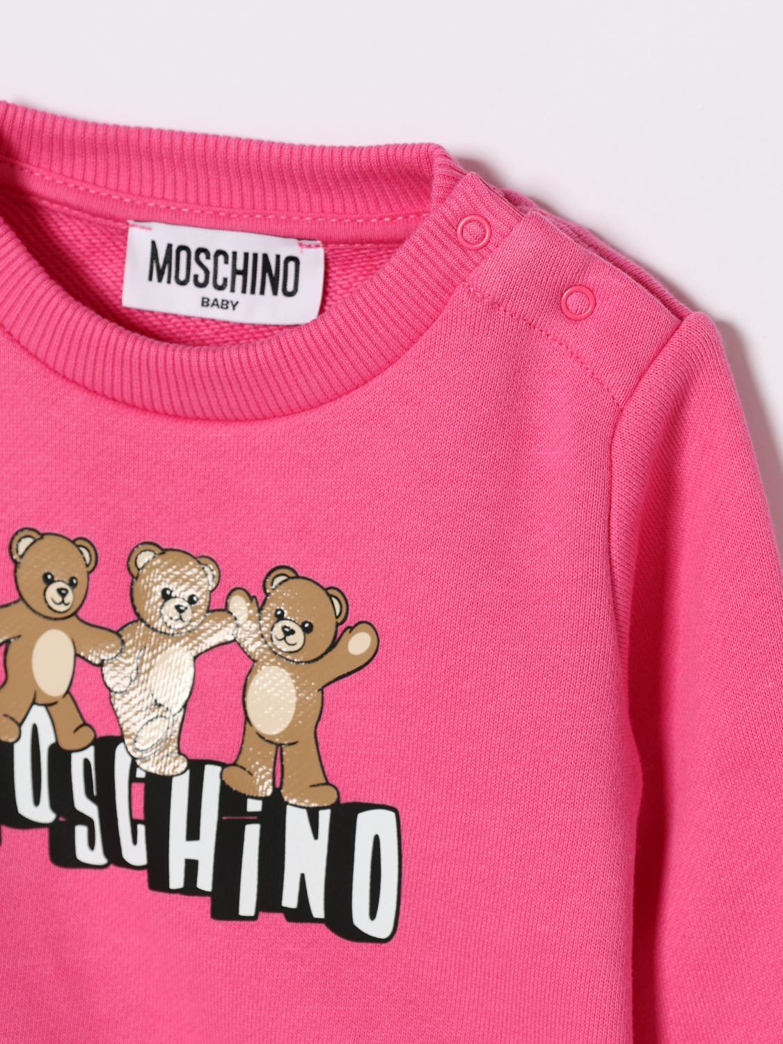 MOSCHINO SWEATER: Sweater kids Moschino, Azalea - Img 3