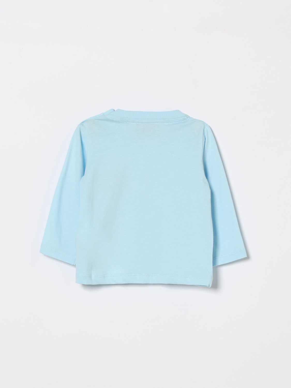 MOSCHINO SWEATER: Sweater kids Moschino, Sky Blue - Img 2