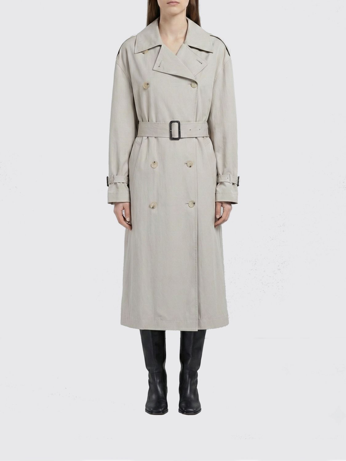 TOTEME IMPERMEABLE: Impermeable mujer Toteme, Blanco - Img 1