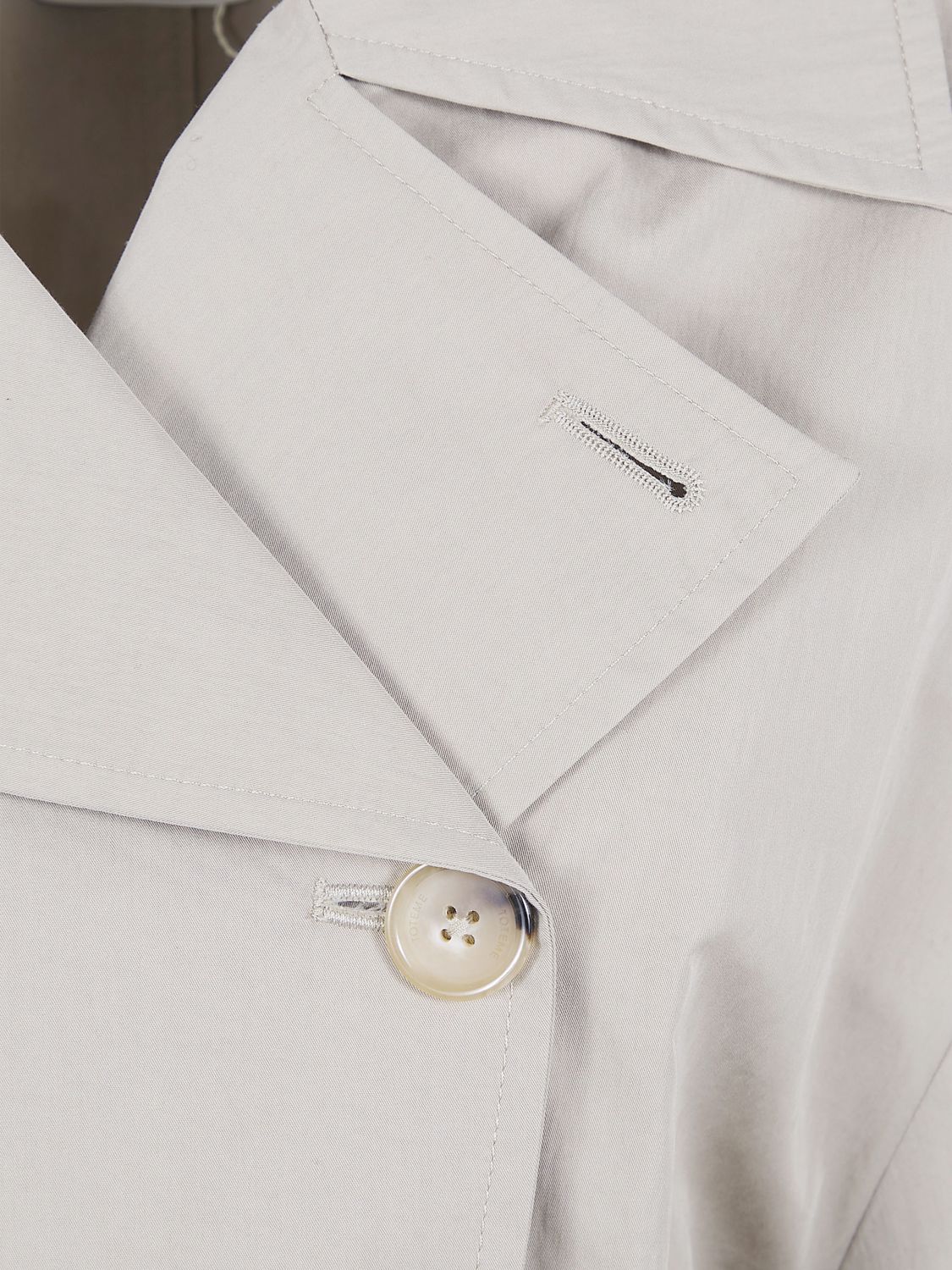 TOTEME IMPERMEABLE: Impermeable mujer Toteme, Blanco - Img 4