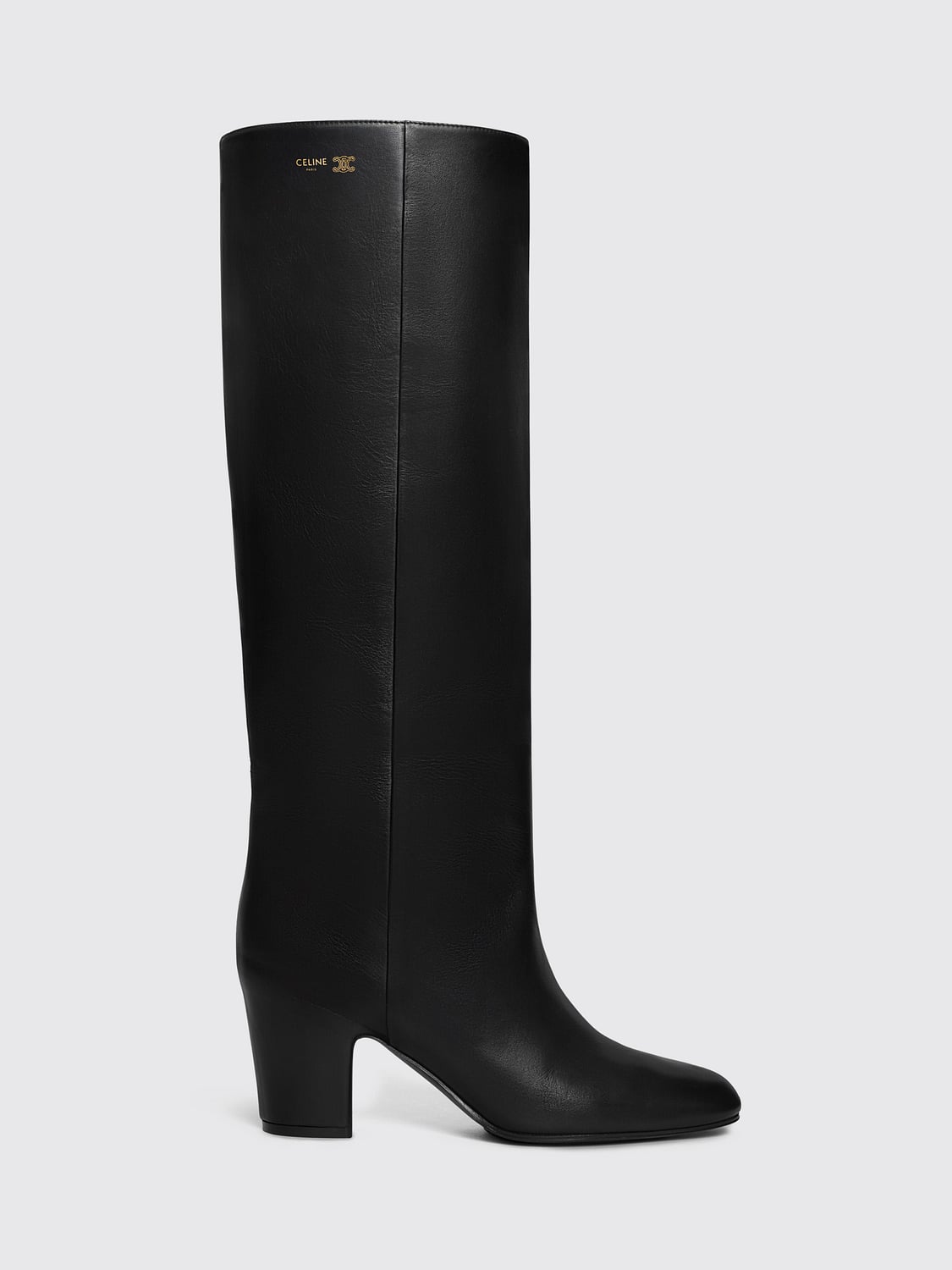CELINE BOTAS: Botas Celine de piel de becerro, Negro - Img 1