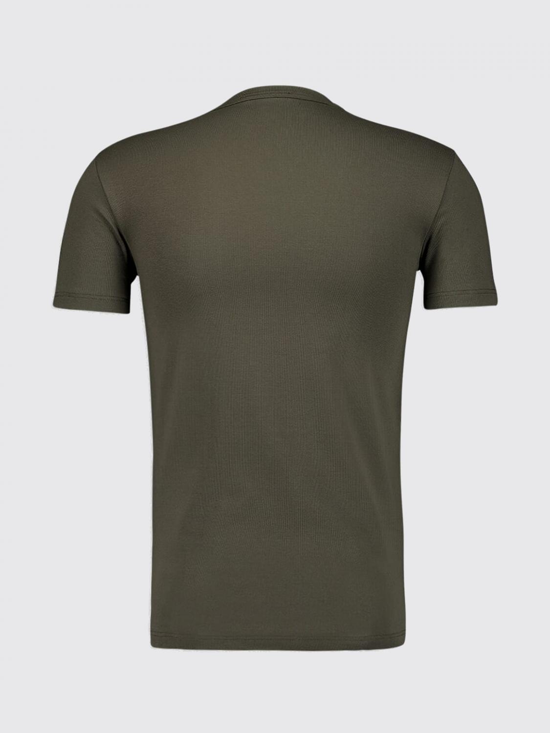 TOM FORD T-SHIRT: T-shirt Tom Ford in cotone , Militare - Img 3