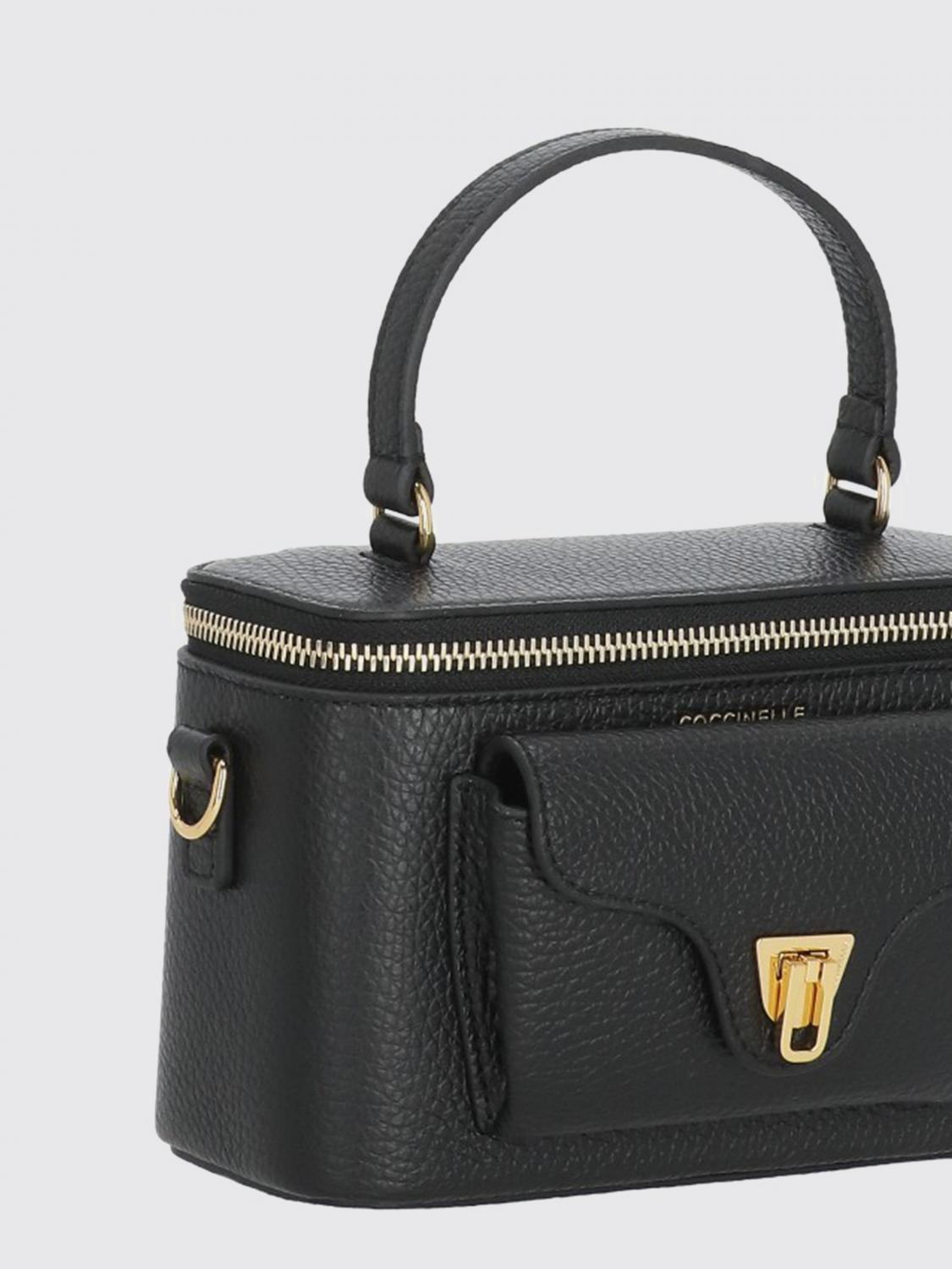 COCCINELLE BORSA MINI: Borsa Beat Generation Coccinelle in pelle a grana , Nero - Img 4