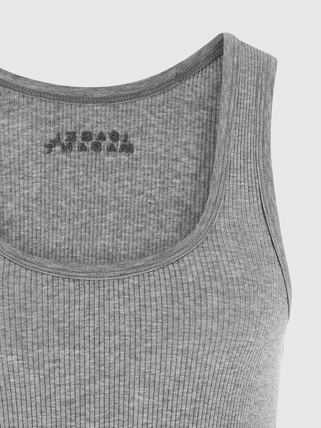 ISABEL MARANT CAMISETA: Camiseta de tirantes de algodón Isabel Marant, Gris - Img 4