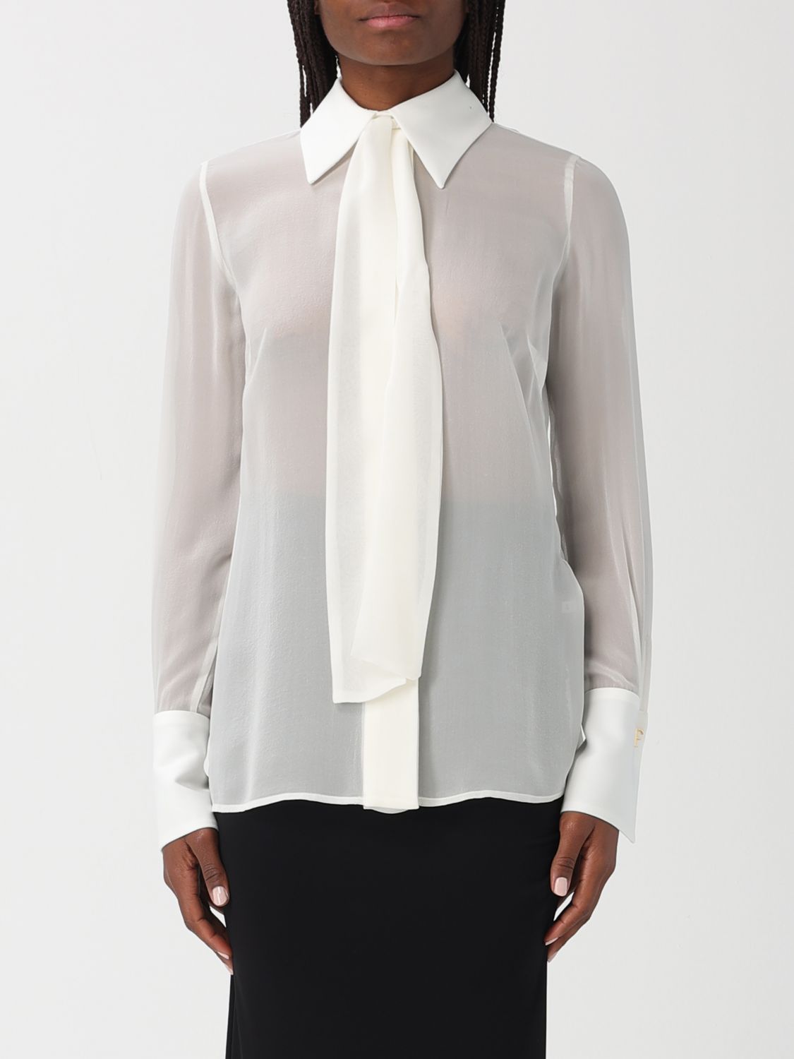 ELISABETTA FRANCHI CAMISA: Camisa mujer Elisabetta Franchi, Blanco - Img 1