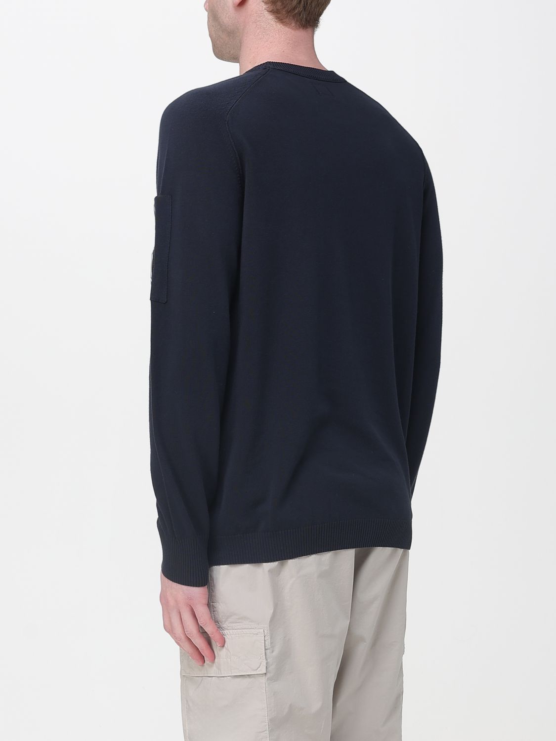 C.P. COMPANY PULL: Pull homme C.P. Company, Bleu - Img 2