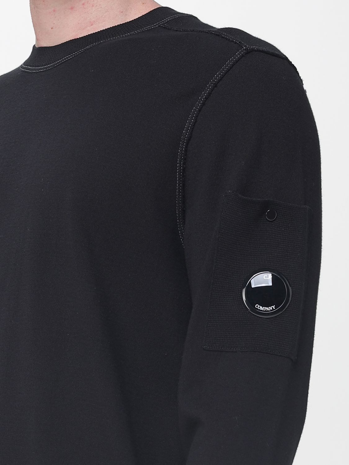 C.P. COMPANY PULL: Pull homme C.P. Company, Noir - Img 3