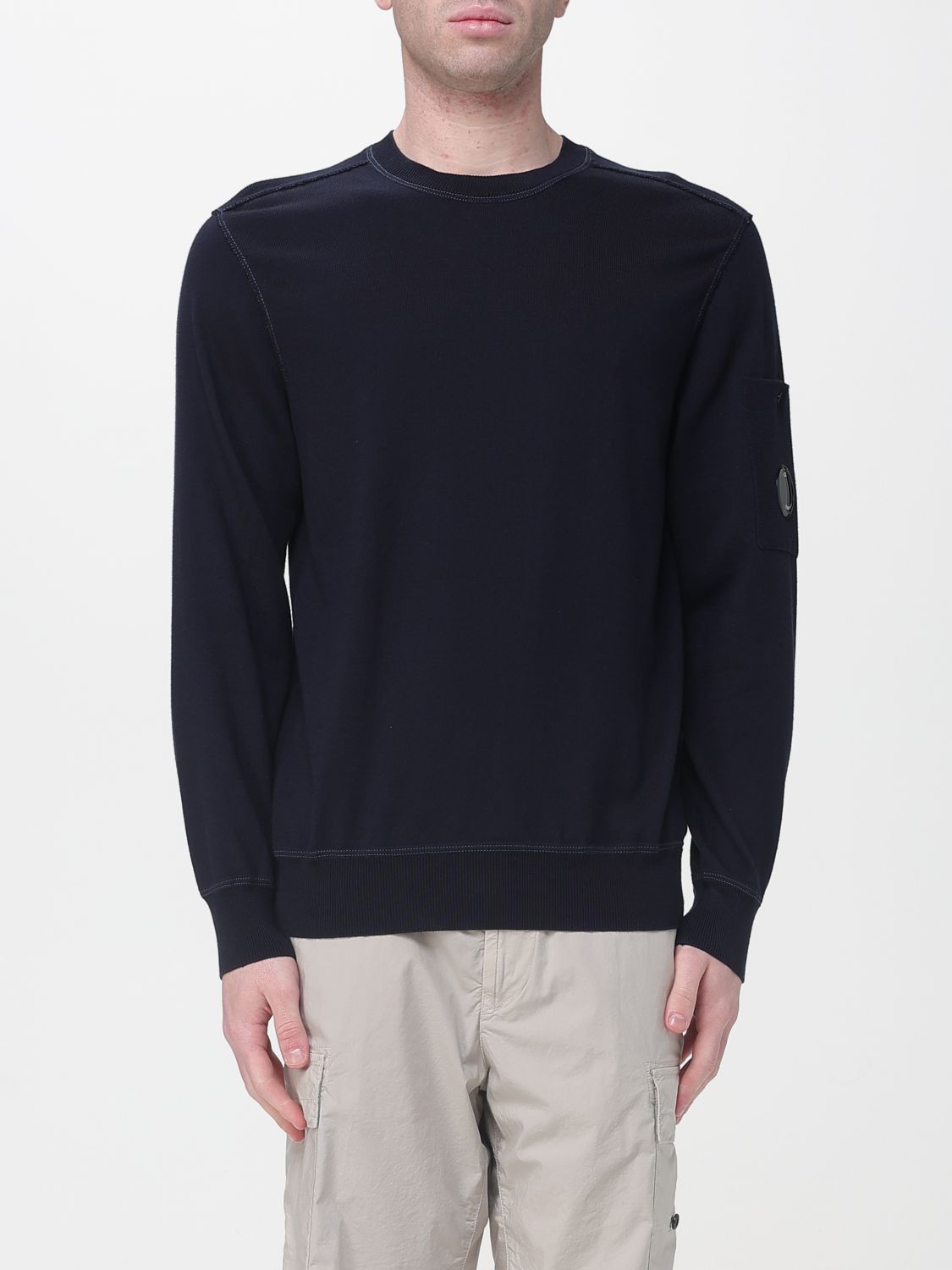 C.P. COMPANY PULL: Pull homme C.P. Company, Bleu - Img 1