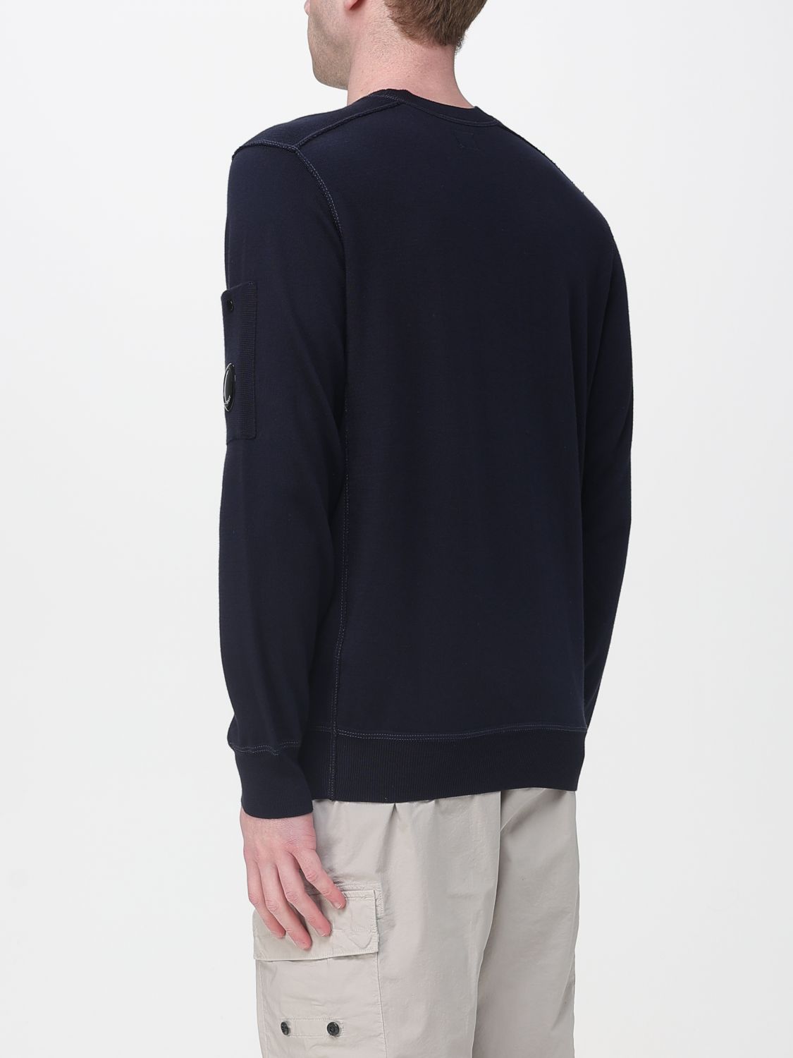 C.P. COMPANY PULL: Pull homme C.P. Company, Bleu - Img 2