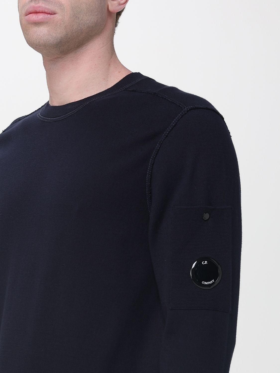 C.P. COMPANY PULL: Pull homme C.P. Company, Bleu - Img 3