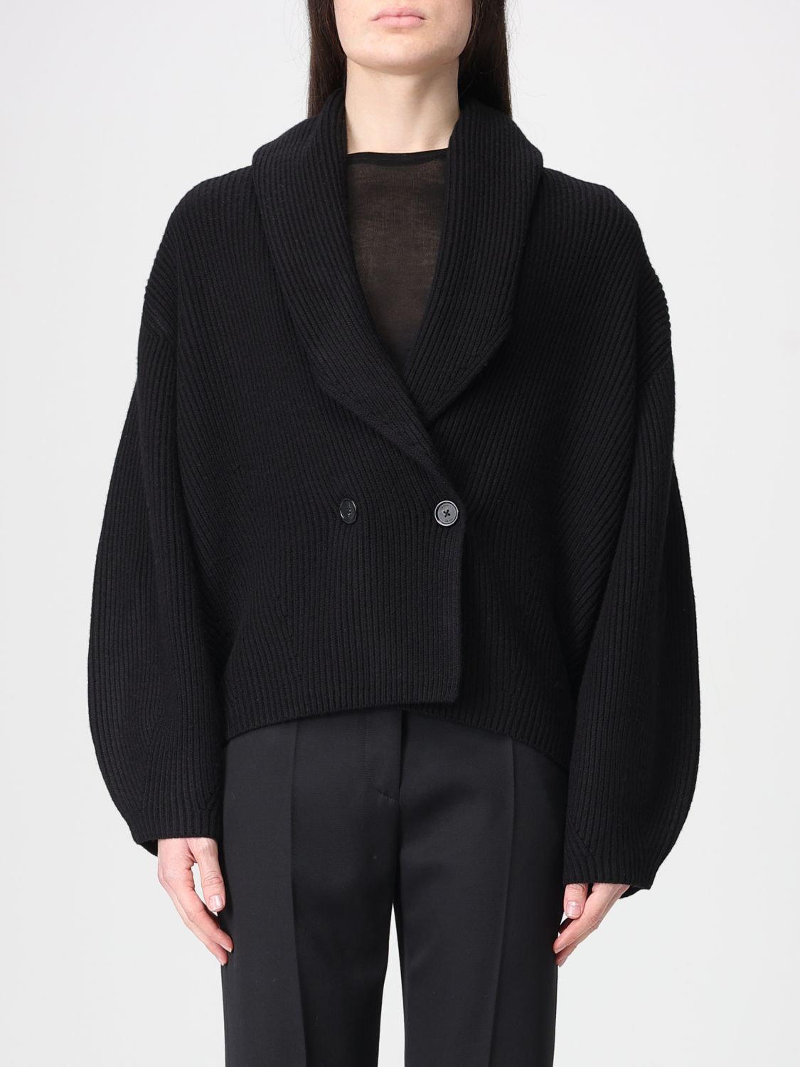 TOTEME CÁRDIGAN: Cárdigan mujer Toteme, Negro - Img 1