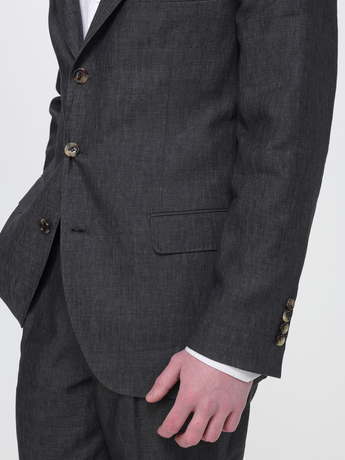 BRUNELLO CUCINELLI TRAJE: Traje hombre Brunello Cucinelli, Gris - Img 5