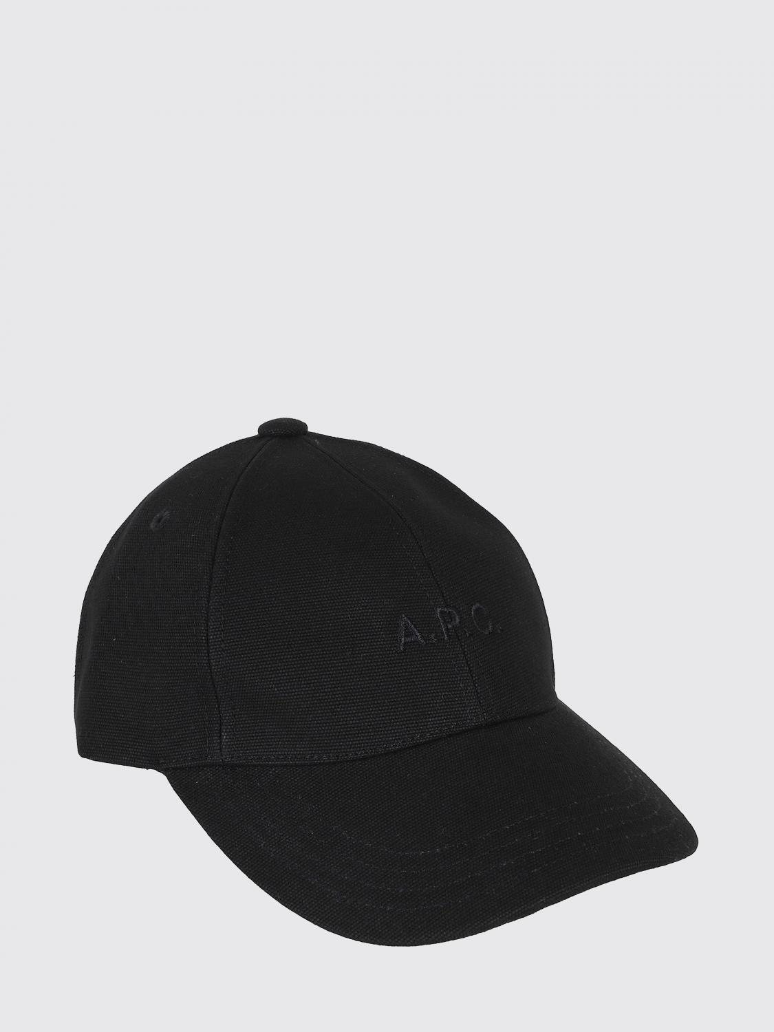A.P.C. HAT: Hat men A.P.C., Black - Img 1