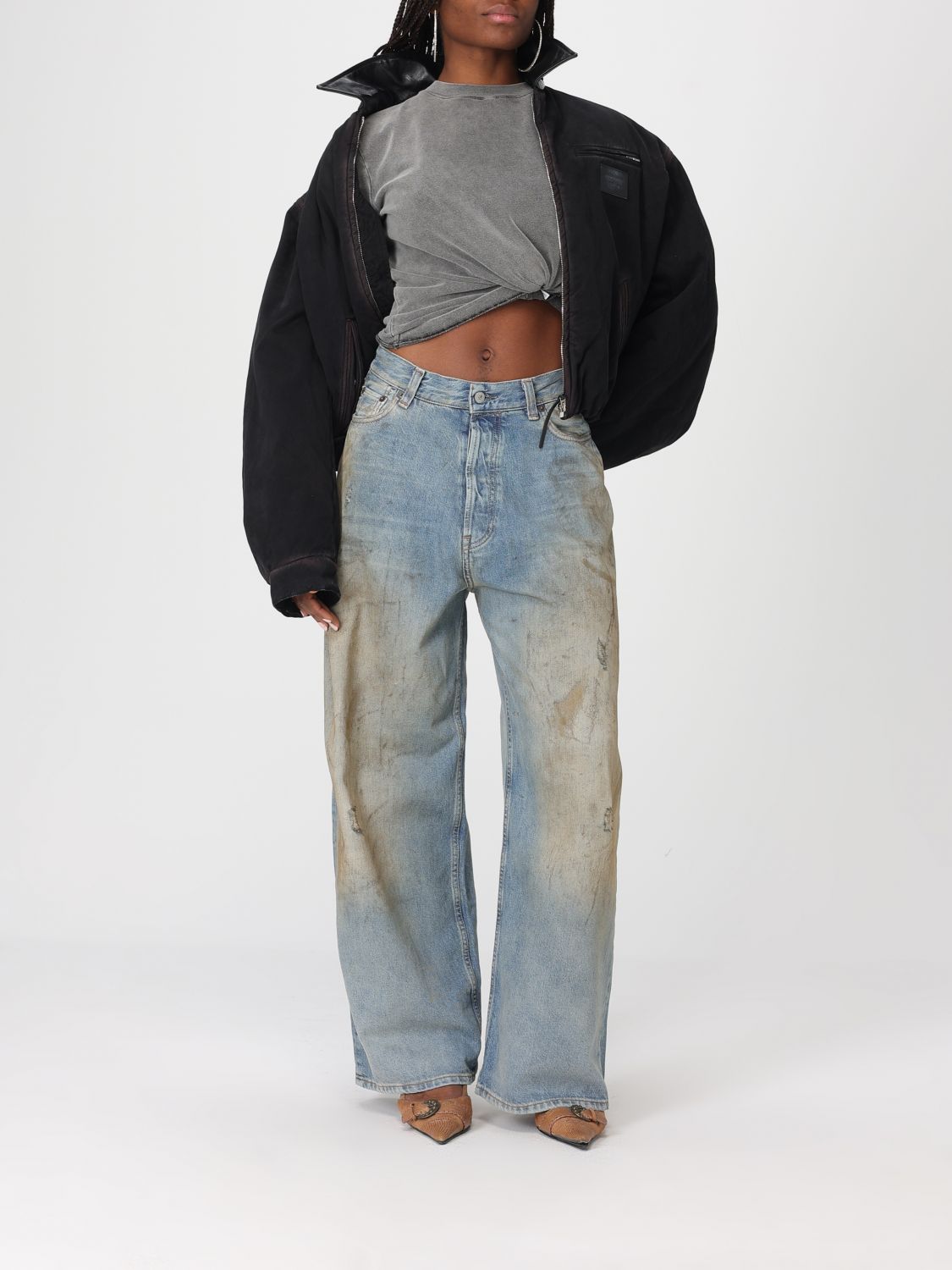 ACNE STUDIOS COAT: Coat woman Acne Studios, Black - Img 2