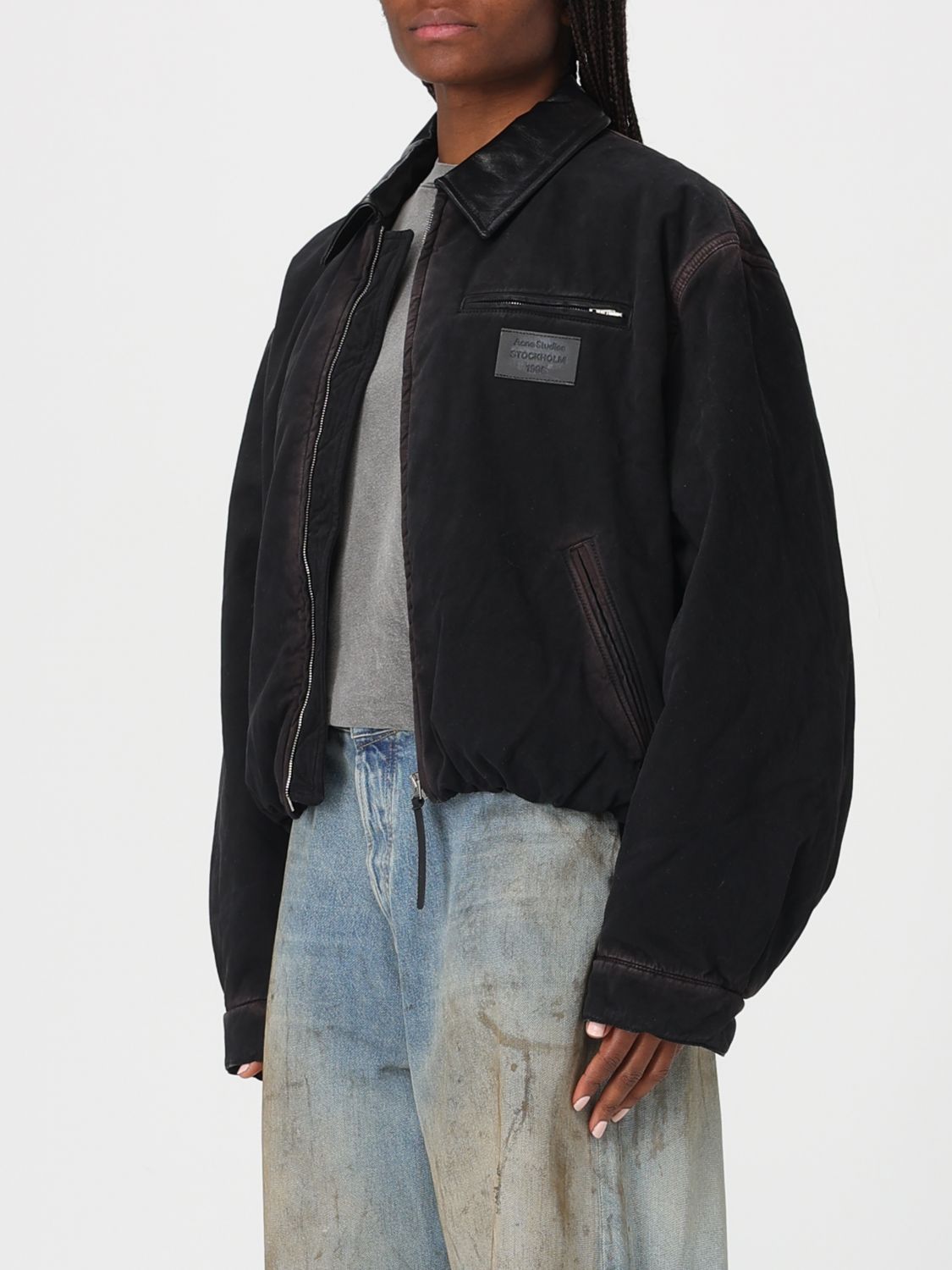 ACNE STUDIOS COAT: Coat woman Acne Studios, Black - Img 4