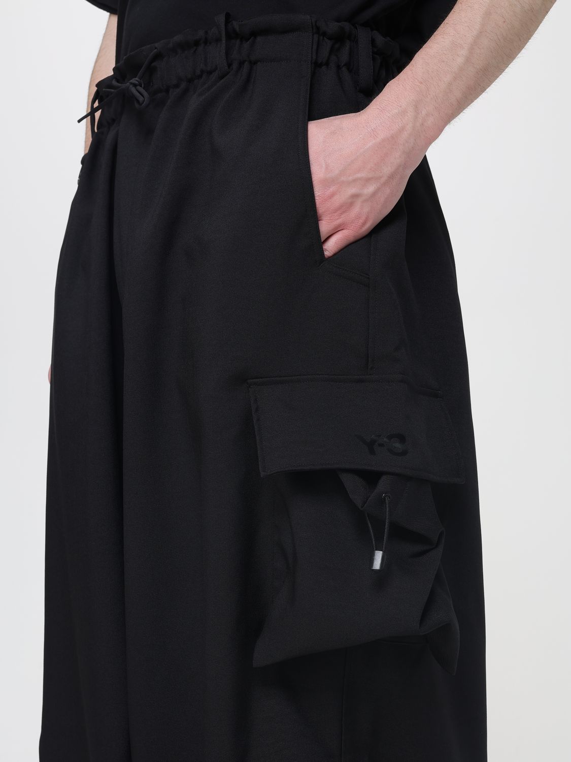 Y-3 PANTS: Pants men Y-3, Black - Img 4