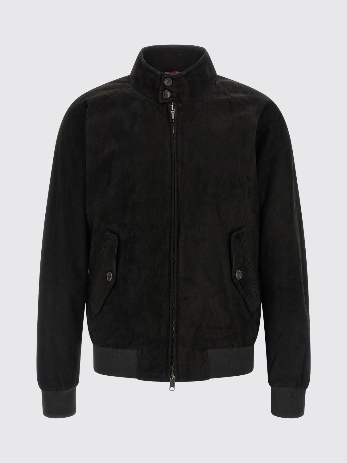 BARACUTA JACKET: Suede Jacket Baracuta, Black - Img 2