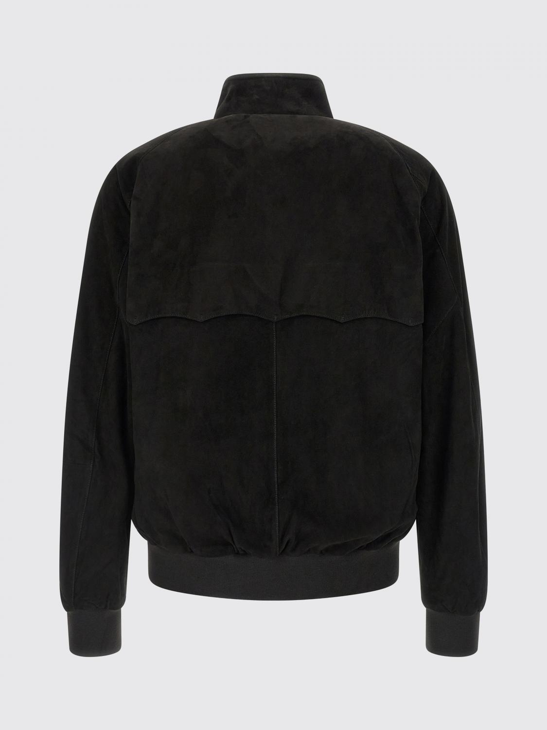 BARACUTA JACKET: Suede Jacket Baracuta, Black - Img 3