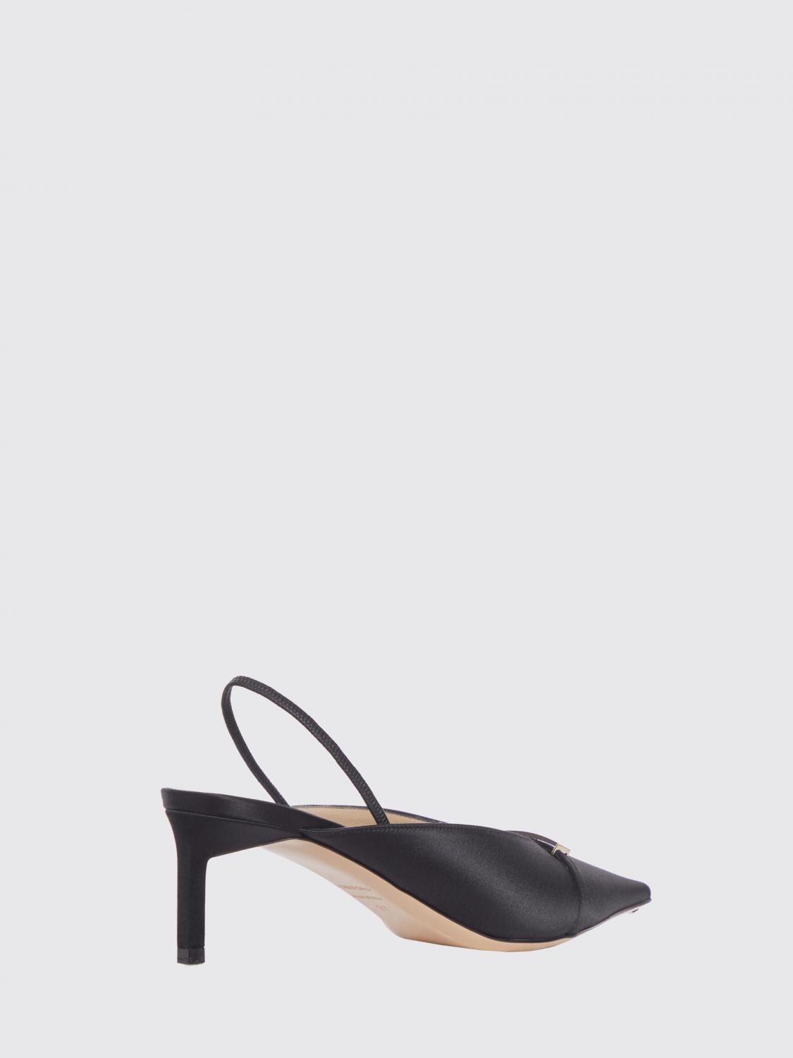 TOM FORD DÉCOLLETÉ: Slingback Tom Ford in raso , Nero - Img 3