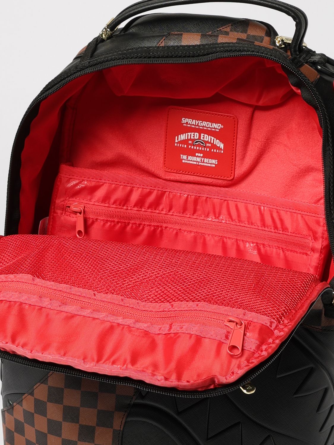 SPRAYGROUND BACKPACK: Backpack men Sprayground, Brown - Img 4