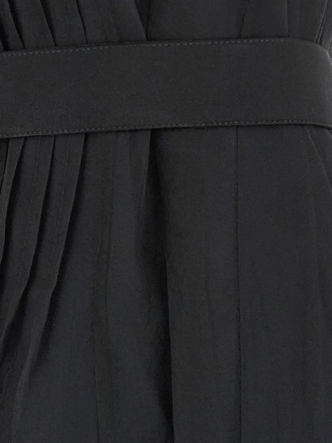 BRUNELLO CUCINELLI KLEID: Seidenkleid Brunello Cucinelli, Schwarz - Img 4