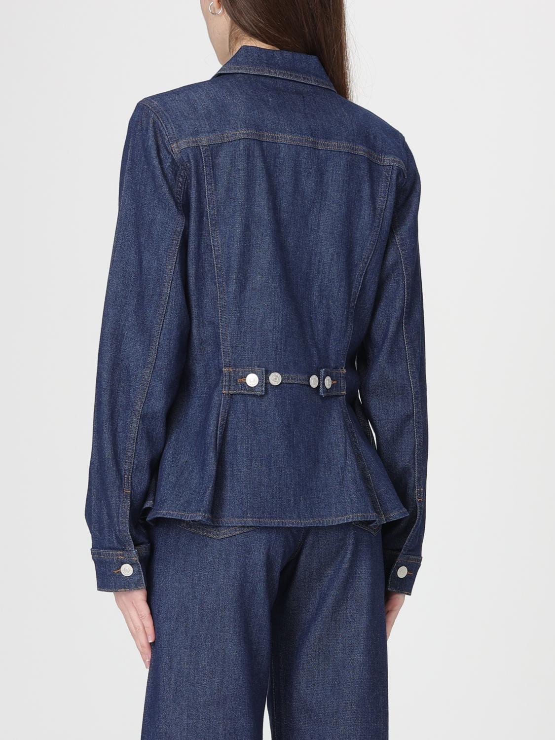 7 FOR ALL MANKIND AMERICANA: Americana mujer 7 For All Mankind, Denim - Img 2