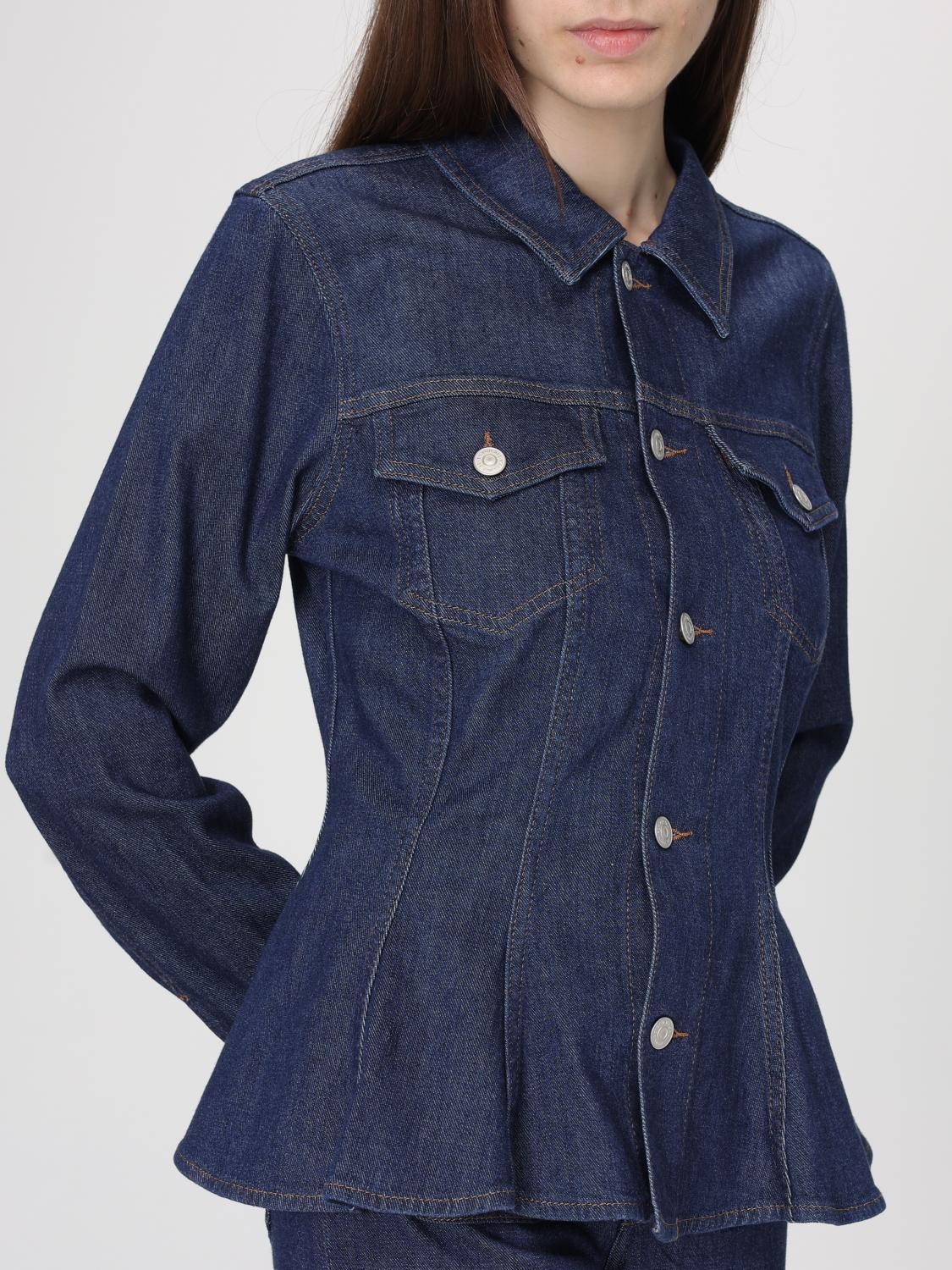 7 FOR ALL MANKIND AMERICANA: Americana mujer 7 For All Mankind, Denim - Img 3