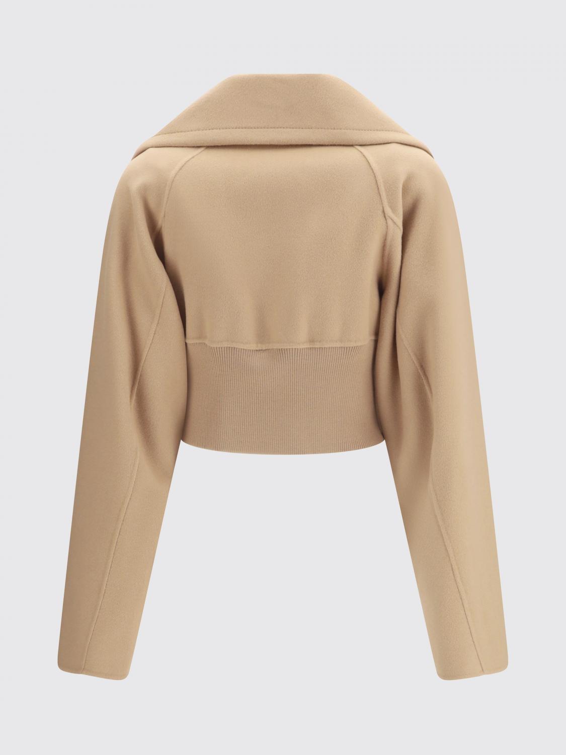 SPORTMAX CAPPOTTO: Cappotto corto Sportmax di lana, Rosso - Img 3