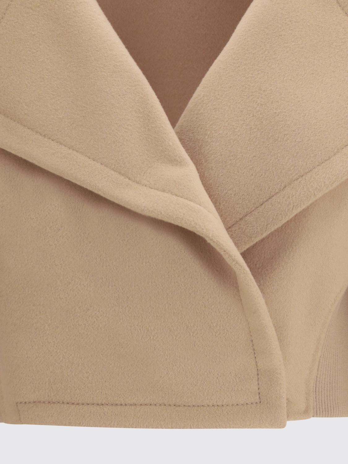 SPORTMAX CAPPOTTO: Cappotto corto Sportmax di lana, Rosso - Img 4