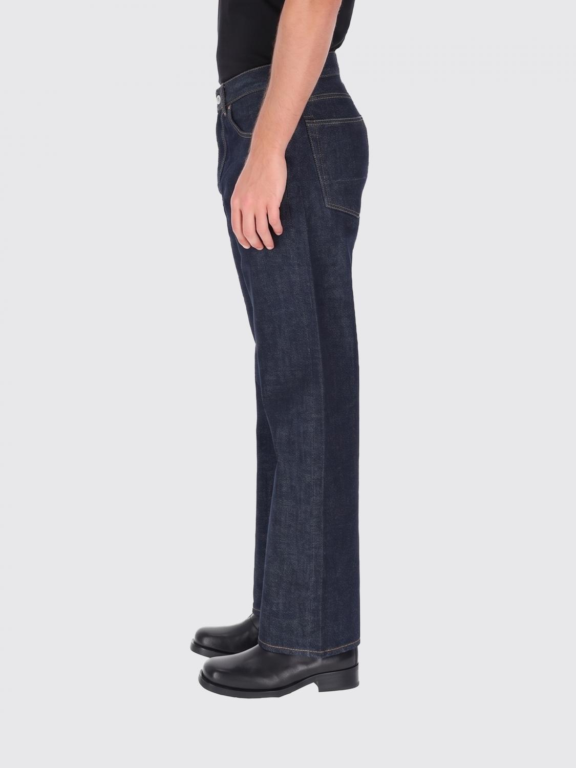 OUR LEGACY JEANS: Vaqueros Third Cut de denim Our Legacy, Azul Oscuro - Img 3