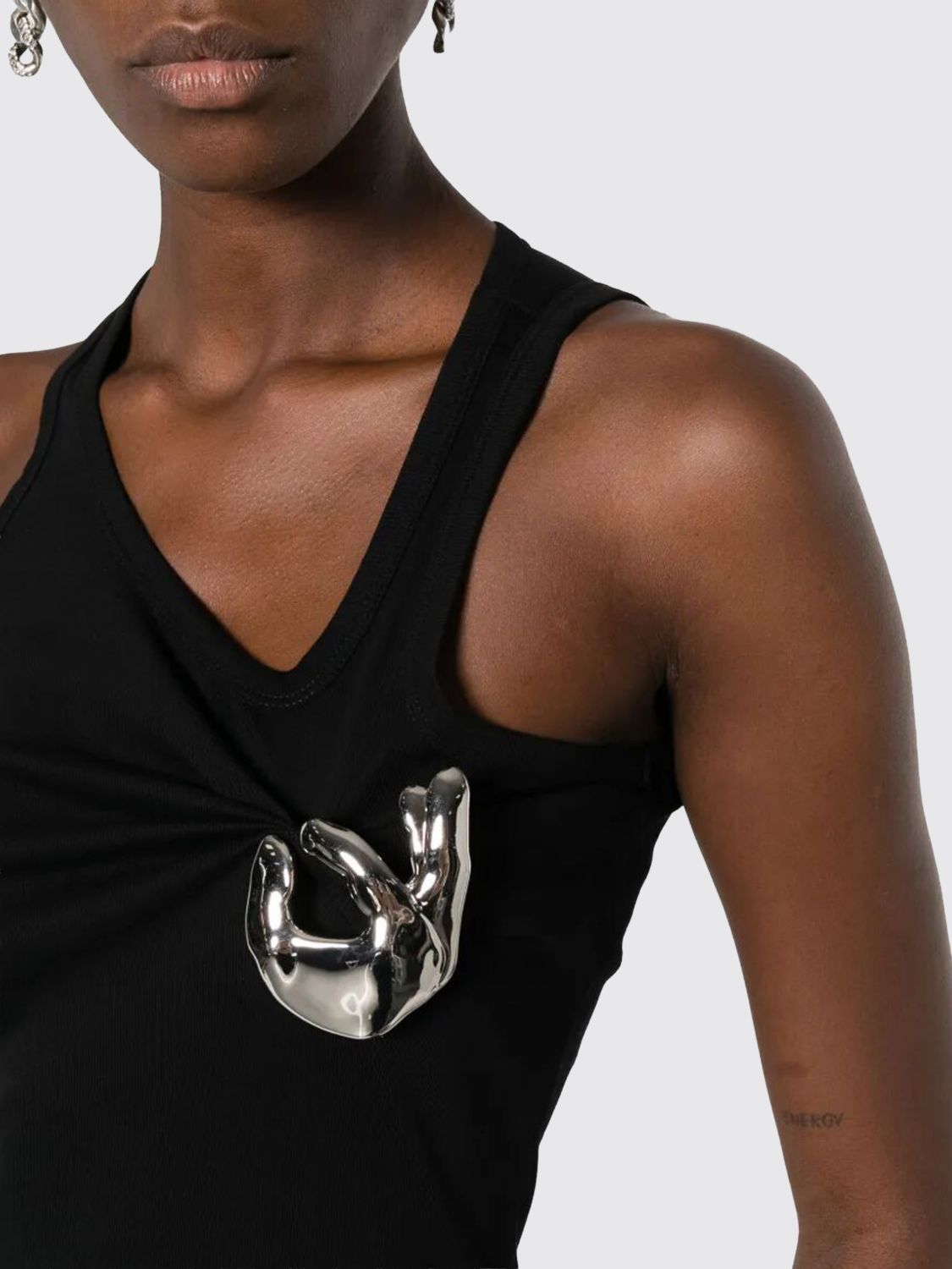 COPERNI TOP: Top damen Coperni, Schwarz - Img 4